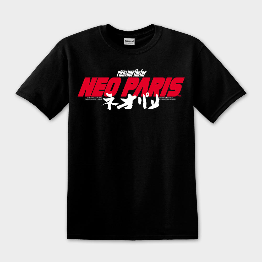 "NEO PARIS" Black Tee