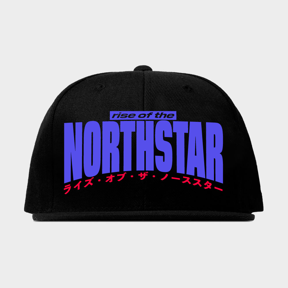 "75" Black Embroiled Snapback Cap