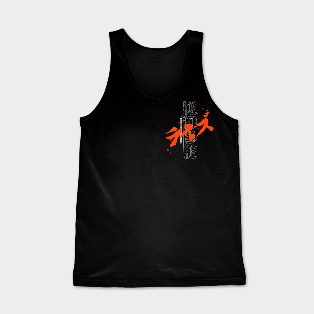 "SWORD" Black Tank Top