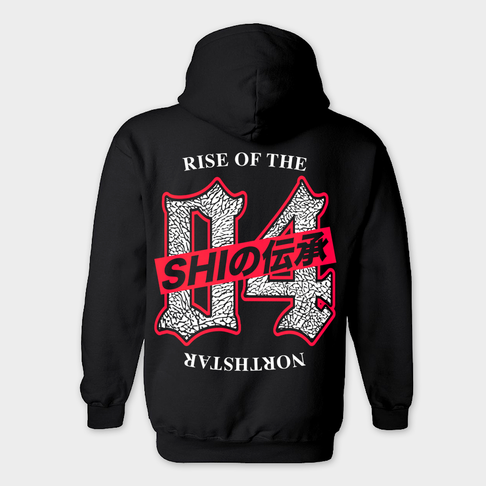 "TEENAGE RAGE" Black Hoodie