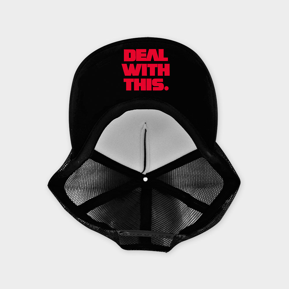 "NEO PARIS" Black Trucker Cap