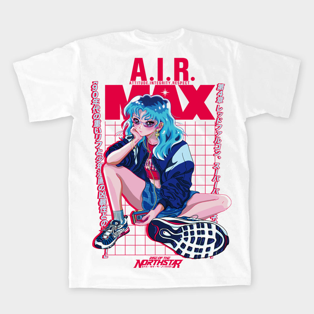 "A.I.R. MAX" White Tee