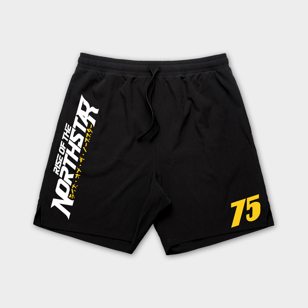 "SEVENTY-FIVE" Black Short