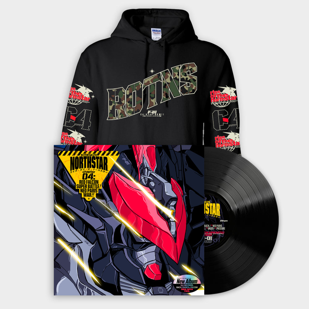"C4 : RED FALCON SUPER BATTLE! NEO PARIS WAR!!" Black LP Pack 4
