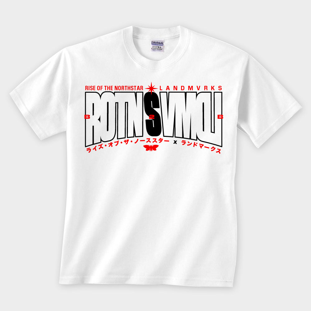 "ROTNS LDMVS" White Tee