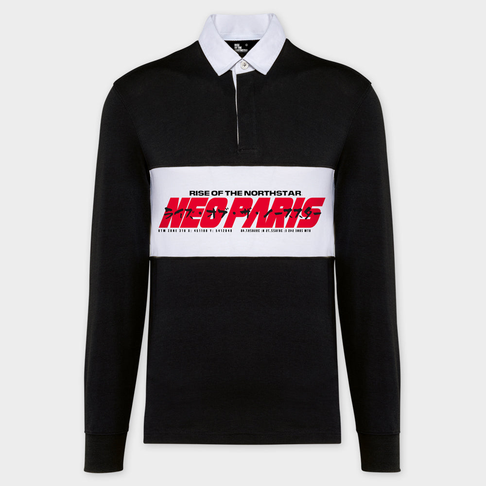 "NEO PARIS" Black Polo