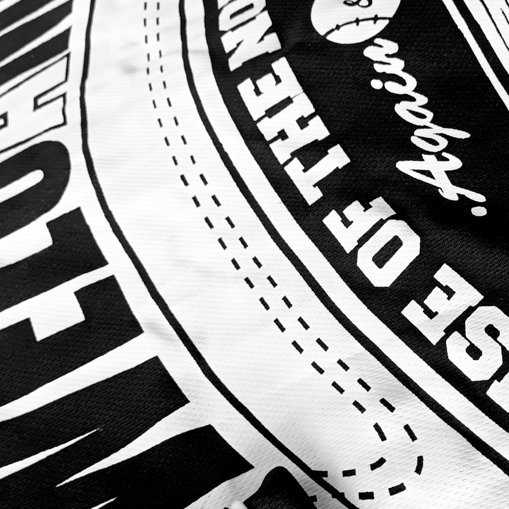 "WELCAME 10TH ANNIVERSARY" Black Baseball Jersey